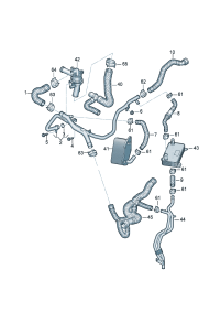 8V0121124-WATER HOSE/A8