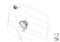 65136978631-Tweeter assy-top hi-fi
