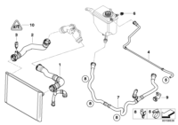17127519255-RADIATOR HOSE/E60