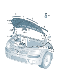 5M0823031F-Cover, fr. hatch Cooperate as needed: Location for common use: