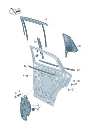 12G839461A-Window regulator without m