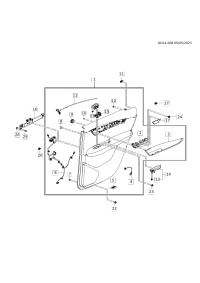 23406171-Garnish assy., r. (14.691)