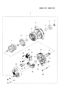 96289030-ALTERNATOR, 12V 80A 4PK, TOYOTA