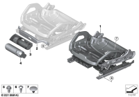 52108746215-S/frame sport seat power lh