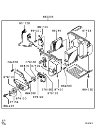 7801A515-PIPE,RR A/C COOLER