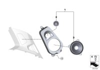 65139294942-Pillar, speaker bracket D