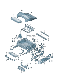83A881325-Garnish, seat tray