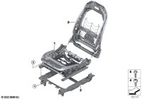 52107496840-Seat mechanism rh