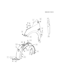 26223763-Panel, front fender