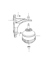 52122707AB-BRACKET ENGINE MOUNT