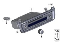 65129262045-Warranty radio BMW Business CD