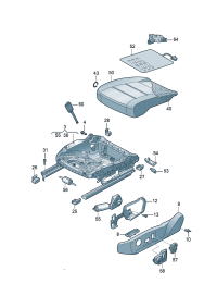 5WD881105B-Tray assy Adj)