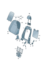 1ED881045A-Mount assy., back