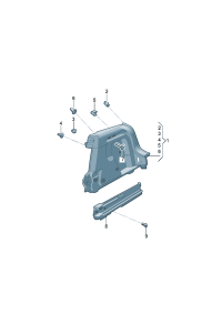 11G867427BYHB-Finisher, trunk (gray)