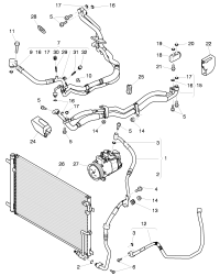 3Y0260701D-Pipe, refrigerant