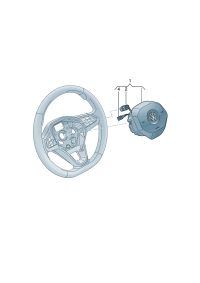 11G880201E-Air bag unit assy Steering wheel