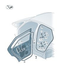 11A833055-Door assy-rr, lh