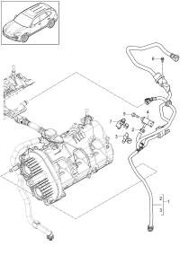 94611002055-PORSCHE CAYENNE VENT LINE