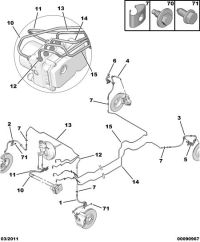 4806N7-Hose assy-fr brake