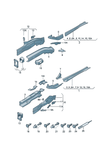 5Q0803091L-Rail & stiffener And weld nut  D  -11.10.2021