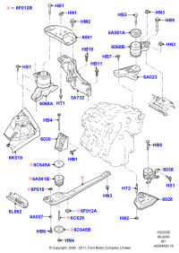 YL8Z6031CA-BRACKET,HARNESS