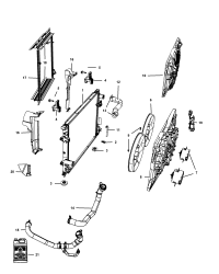 55038161AB-(F)FLEX. HOSE RADIATOR OUTLET