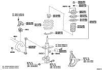 4813106K60-SPRING, FRONT COIL, RH/LH