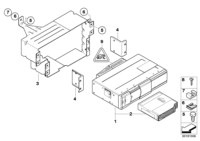 65126927698-Bracket CD changer kit