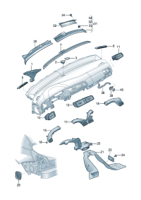 18D819703K-Housing assy-air nozzle