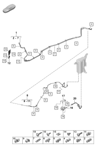 971201080AA-Fuel pipe set