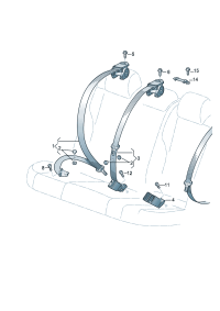 19D857805A-S/belt assy -3 D  -14.02.2022