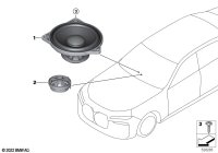 65135A07EA6-Speaker assy-tweeter