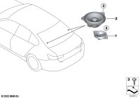 65136826237-Tweeter assy-top hi-fi