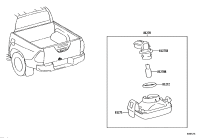 812700K080-LAMP ASSY, LICENSE PLATE