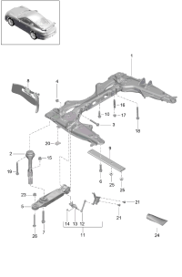 99134104304-CONTROL ARM UPR FRT LH-A6/A8