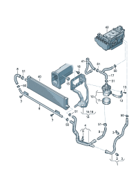 4G0121070K-Coolant pipe