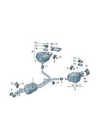 4H0253610BJ-Muffler & rr Damper assy-exhaust  D  -02.02.2015