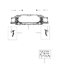 68050996AE-PANEL RADIATOR CLOSURE