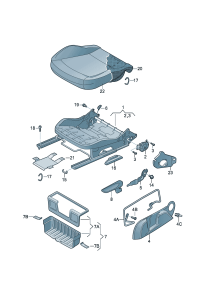 5N0881347A82V-Guide rail Plate (ti black)