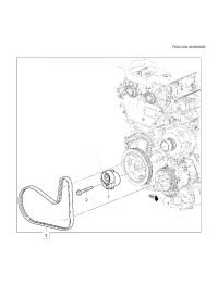 12732747-Belt, accessory drive main (china)
