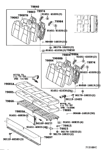 7908136320E0-Cover sub-assy, no.8 seat cushion