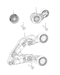 68397345AA-PULLEY IDLER
