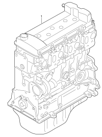 95510093701-Engine assy-short Adj Tiptronic Unassembled