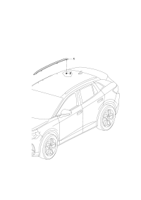 11D860033-Rack assy-roof rack