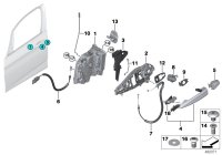 51217296414-Lever, front door, rh