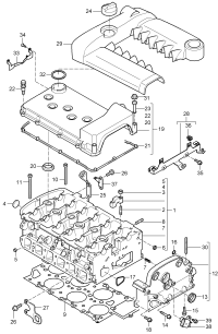 95510438300-GSKET CYL HEAD/SKD/AUD/SEAT/84