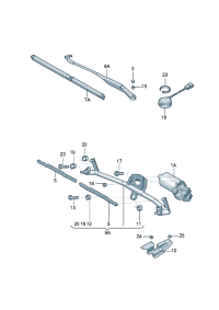 18D955425B-Wiper blade