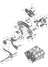 95510522910-TIMING CHAIN E38/E39/X5