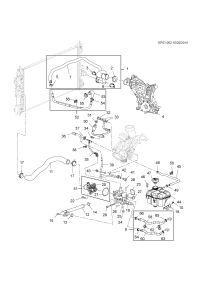 25195113-Hose, turbine coolant return (incl. 36,37)