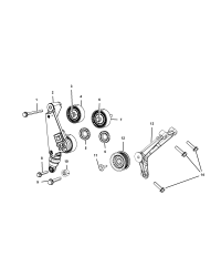 5281821AA-PULLEY IDLER
